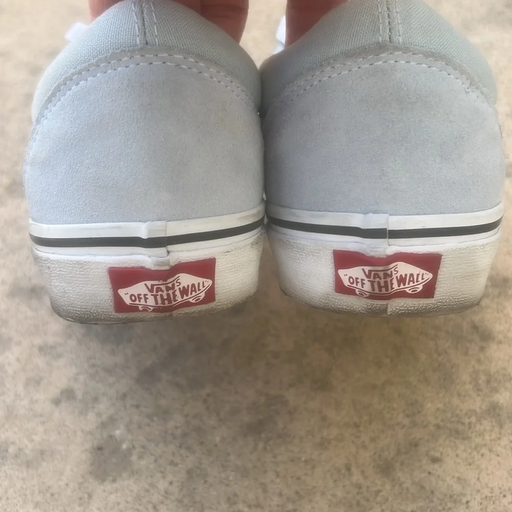 VANS Unisex Light Blue Old Skool Sneakers Women's Size 10 Men's Size 8.5